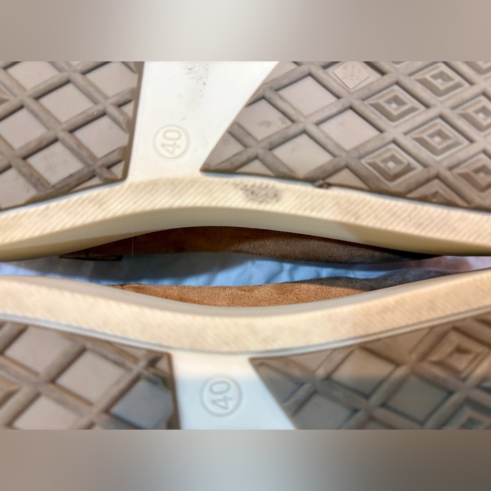 SOFTWAVES Suede Loafers Sz 40 (9-9.5) Women’s GUC Crazy Comfort & Gorgeous! 🤎🌟 - Picture 9 of 9